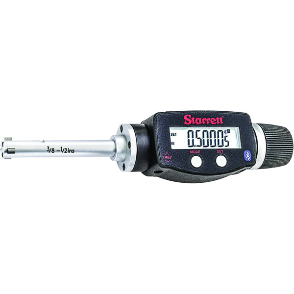 Starrett 72546 | 0.3750"-0.5000" Range Digital Internal Micrometer 0.0005" Resolution