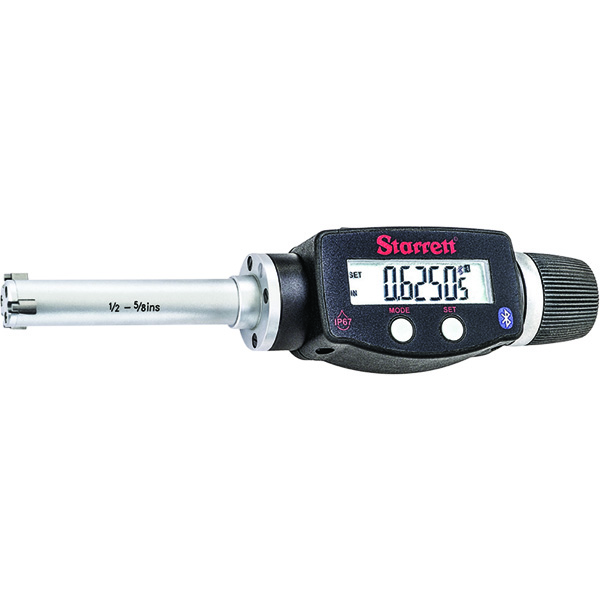 Starrett 72547 | 0.5000"-0.6250" Range Digital Internal Micrometer 0.0005" Resolution