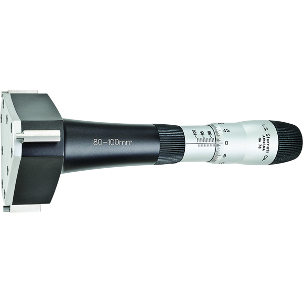 Starrett 78MXTZ-125 | 100mm-125mm Range Inside Bore Gage Micrometer 0.005mm Graduation