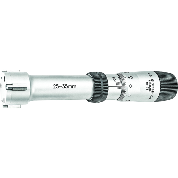 Starrett 78MXTZ-35 | 25mm-35mm Range Inside Bore Gage Micrometer 0.005mm Graduation