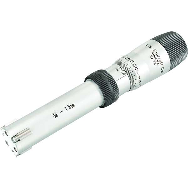 Starrett 78XTZ-1 | 3/4"-1" Range Inside Bore Gage Micrometer 0.00025" Graduation