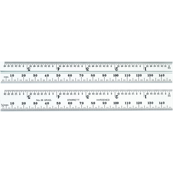 Starrett CB150-36 | Steel Blade For Use With 6"/150mm Combination Square