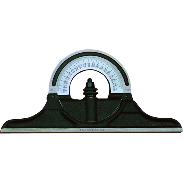 Starrett CPR-1224W | Cast Iron Protractor Head For Use With Combination Squares, Combination Sets/Bevel Protractors