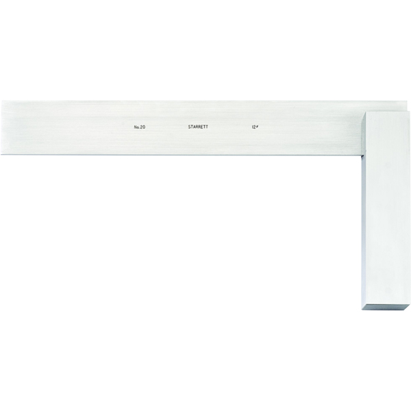 Starrett 20-12 W/SLC | 12" Hardened Steel Master Precision Square