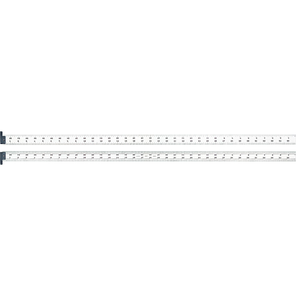 Starrett CH604R-36 | 36" Spring-Tempered Steel Rule 1/8", 1/16", 1/32", 1/64" Graduation