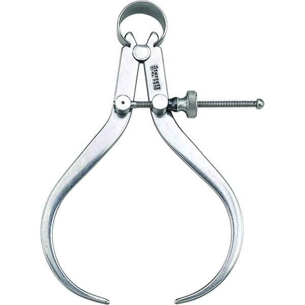 Starrett 79A-4 | 4" Yankee Spring-Type Outside Caliper with Flat Leg