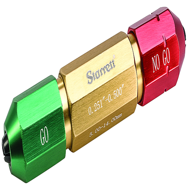 Starrett PT45500 | 0.2510" - 0.5000" Range G0/No-Go Gage Handle