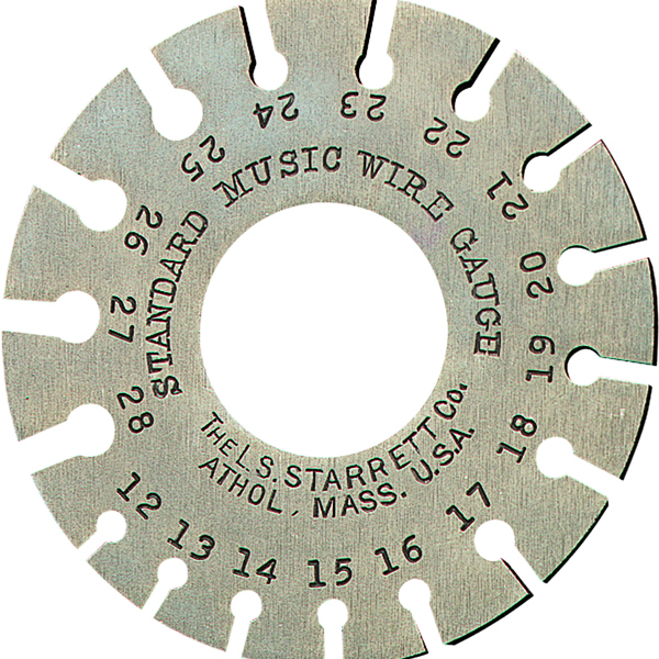 Starrett 280 | 1/32" - 5/64" Hardened Piano Tuners Gage