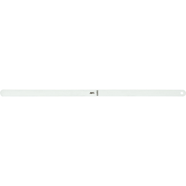 Starrett 52838 | 0.0015" Thick Tempered Steel Thickness Gage 12" Length