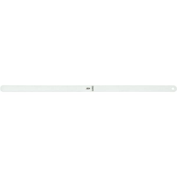 Starrett 52862 | 0.0240" Thick Tempered Steel Thickness Gage 12" Length