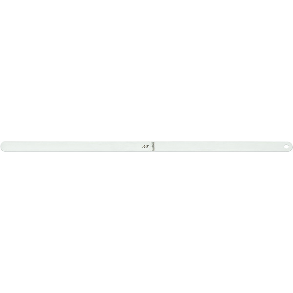 Starrett 52865 | 0.0270" Thick Tempered Steel Thickness Gage 12" Length
