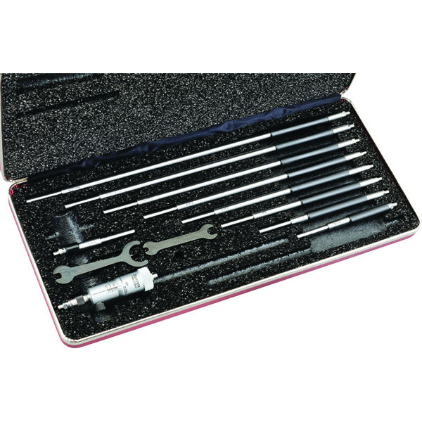 Starrett 124BZ | 2"-12" Range Inside Micrometer Set 0.0010" Graduation