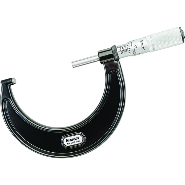 Starrett T436.1XFL-3 | 2"-3" Outside Micrometer 0.0001" Graduation Friction Thimble