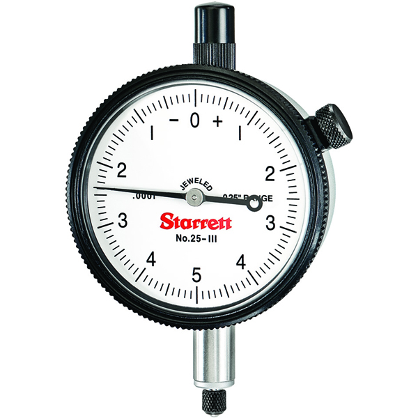 Starrett 53223 | 1/32" Dial Indicator 0.0001" Graduation White Dial