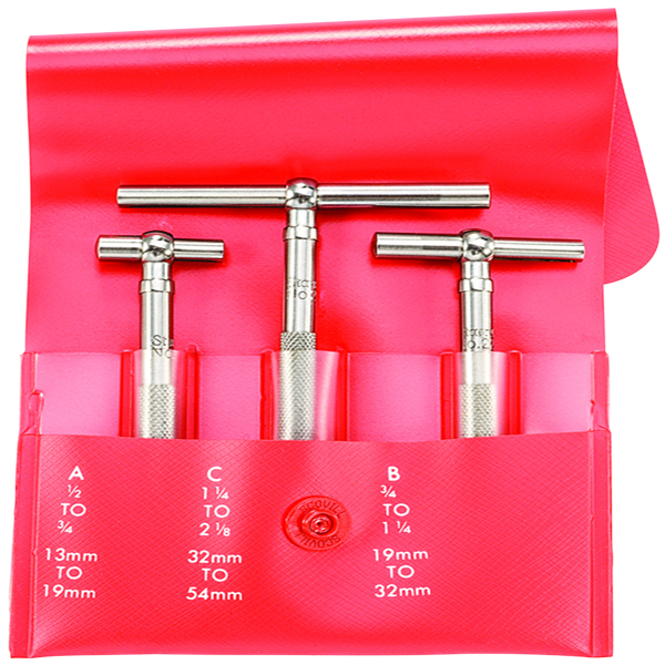 Starrett S229FZ | 1/2"-2-1/8" Range Telescoping Gage Set