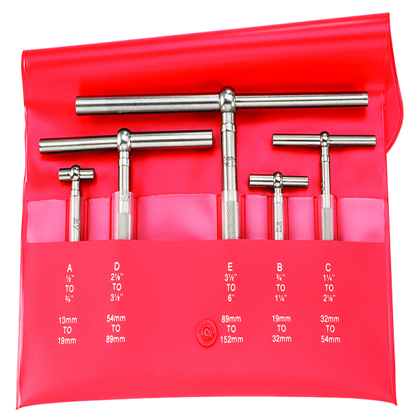 Starrett S229GZ | 1/2"-6" Range Telescoping Gage Set