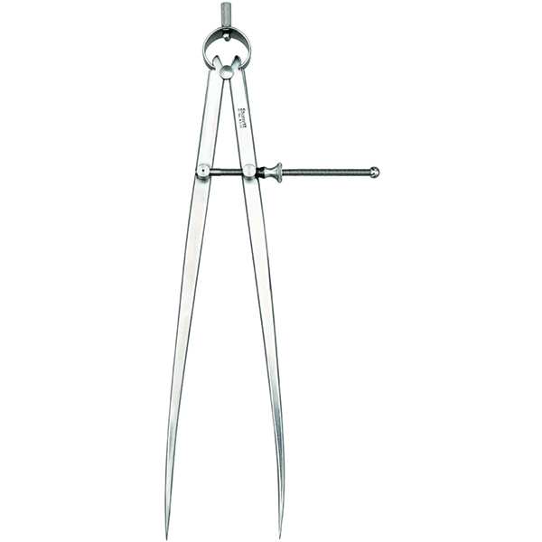 Starrett 83A-12 | 12" Yankee Spring-Type Divider with Flat Leg