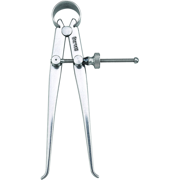 Starrett 73A-4 | 4" Yankee Spring-Type Inside Caliper with Flat Leg