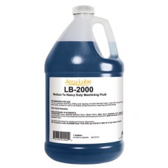 Accu-Lube LB2000 | 1 Gal Bottle Natural Ingredients Lubricant Fluid For Use With Ferrous Metals; NonFerrous Metals; Titanium