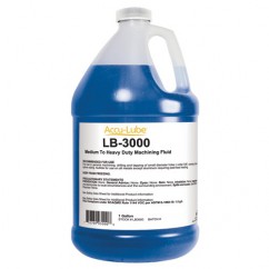 Accu-Lube LB3000 | 1 Gal Bottle Natural Ingredients Lubricant Fluid For Use With Ferrous Metals; NonFerrous Metals; Titanium