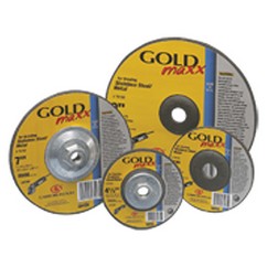 Carborundum 05539570192 | 4-1/2" Diameter x 5/8" Hole Size x 1/4" Thickness Extra Coarse 24 Grit Zirconium Type 27 Depressed Center Wheel