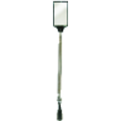 Mag-Mate 321A931 | 2-1/2" x 1-7/8" Rectangular Acrylic Telescoping Pocket Mirror/Magnet