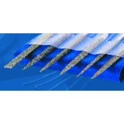 Strauss & Co. NF4206D126 | 6 Pc. 2-3/4" Width x 5-1/2" Length Crossing, Equalling, Half Round, Round, Square & Three Square Medium Diamond File Set