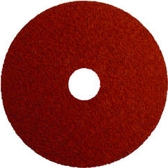 Weiler 69854 | 4-1/2" Diameter x 7/8" Center Hole 80 Grit 13000 RPM Ceramic Type 27 Resin Fibre Disc
