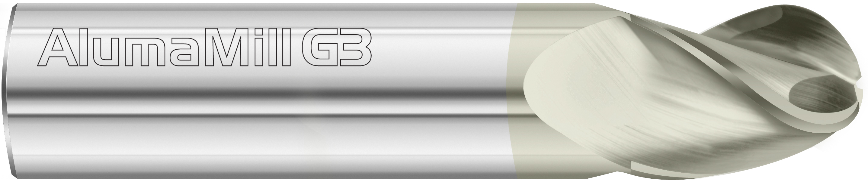 Fullerton Tool 27294 | 5/16" Diameter x 5/16" Shank x 1/2" LOC x 2-1/2" OAL 3 Flute FC5 Solid Carbide Ball End Mill