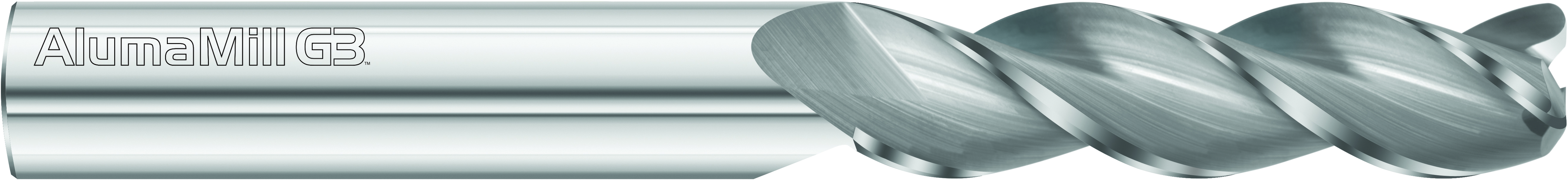 Fullerton Tool 27643 | 5/8" Diameter x 5/8" Shank x 3-1/4" LOC x 6" OAL 3 Flute Uncoated Solid Carbide Corner Radius End Mill