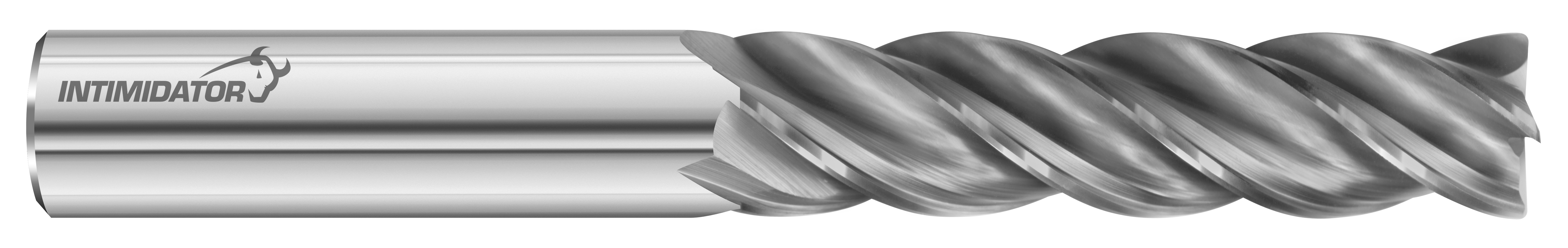 Fullerton Tool 34543 | 3/4" Diameter x 3/4" Shank x 3" LOC x 6" OAL 4 Flute FC18 Solid Carbide Corner Radius End Mill