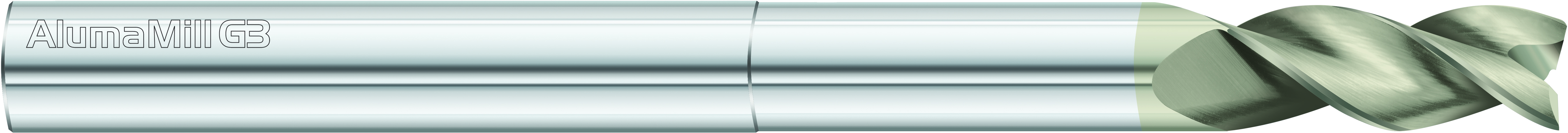 Fullerton Tool 27722 | 3/4" Diameter x 3/4" Shank x 1" LOC x 6" OAL 3 Flute FC5 Solid Carbide Square End Mill