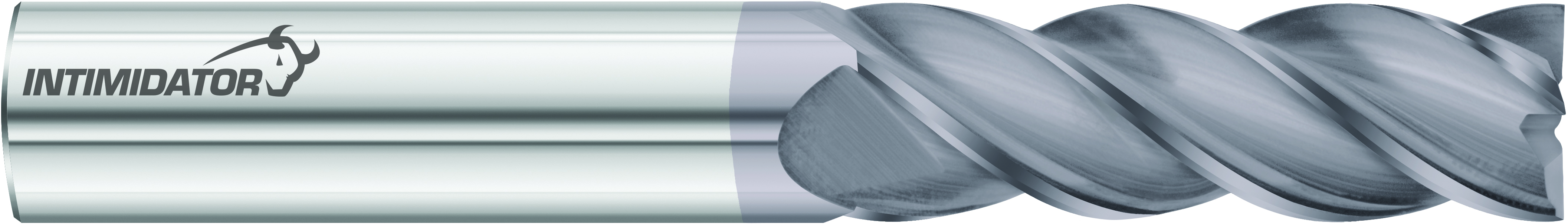 Fullerton Tool 34246 | 1/2" Diameter x 1/2" Shank x 3" LOC x 5" OAL 4 Flute FC18 Solid Carbide Square End Mill