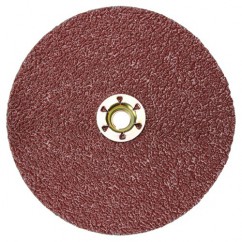 3M 7100110344 | 5.000" Diameter x 80+ Grit 120000 RPM Precision Shaped Ceramic Fibre Disc (Quick Change) - Maroon