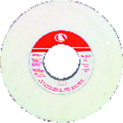 Carborundum 05539509827 | 8" Diameter x 1-1/4" Hole x 3/4" Thickness J Hardness 46 Grit Coarse Grade Aluminum Oxide Type 01 Grinding Wheel