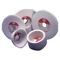 Carborundum 05539509866 | 7" Diameter x 1-1/4" Hole x 1/4" Thickness K Hardness 150 Grit Grade Aluminum Oxide Type 01 Grinding Wheel