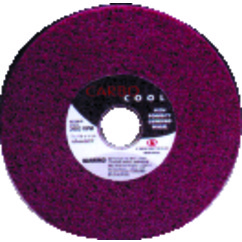 Carborundum 05539564490 | 7" Diameter x 1-1/4" Hole x 1/2" Thickness H Hardness 46 Grit Coarse Grade Aluminum Oxide Type 01 Grinding Wheel