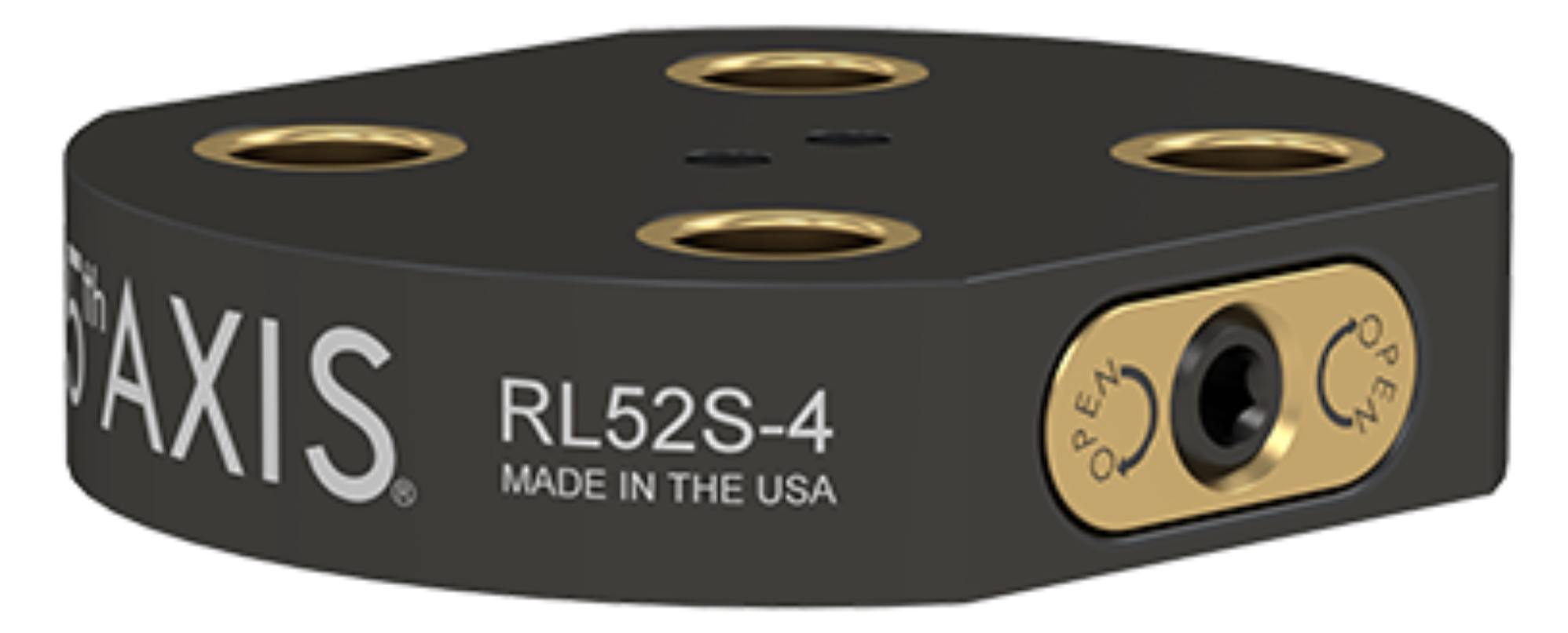 5th Axis RL52S-4560 | RockLock 52.00mm Low Profile Base, 4" x 5", Steel, 60 Degree