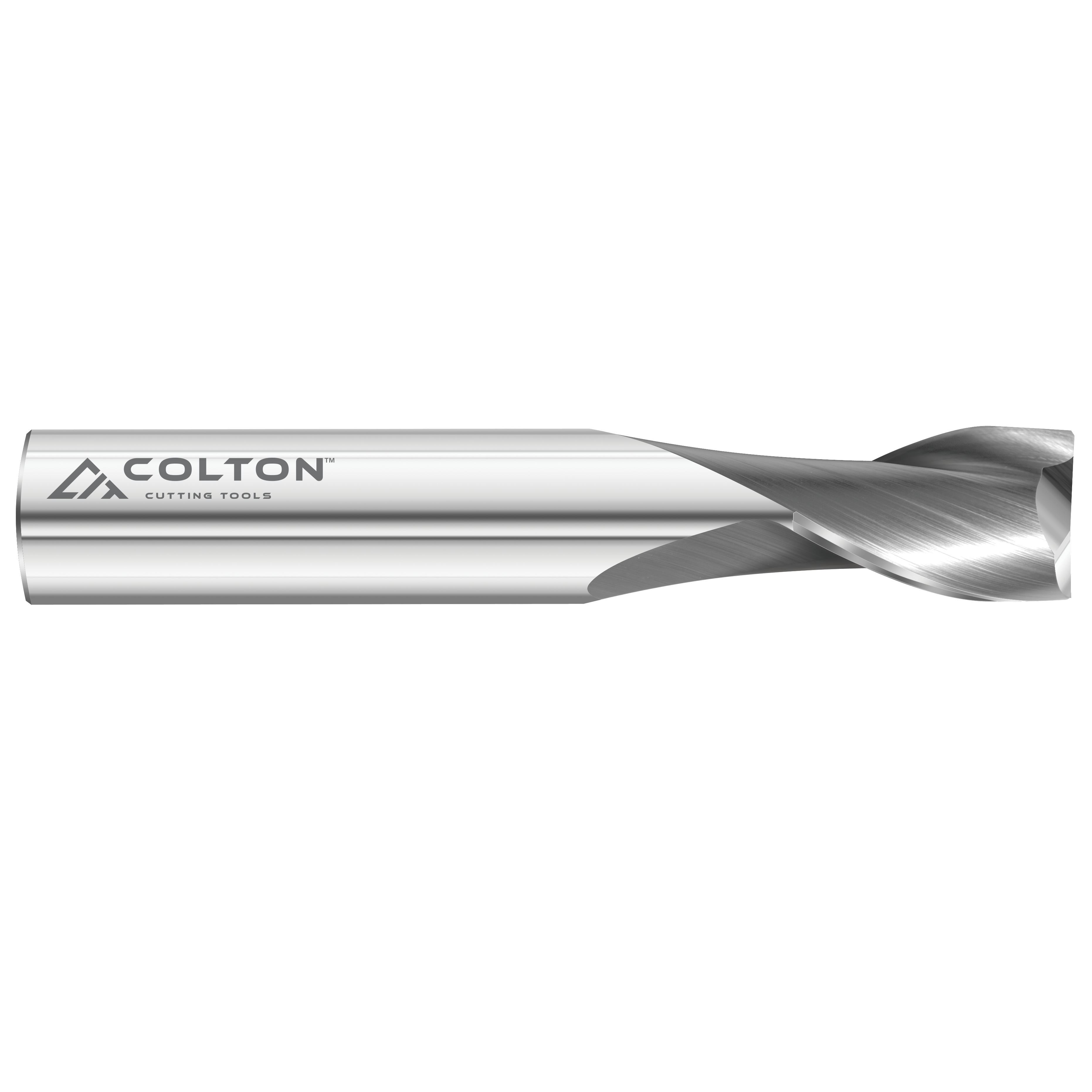 Colton Industrial Tools 61139 | Carbide End Mill 2 Flute Square End Stub 5/16" Diameter x 1/2" LOC x 2 1/2" OAL