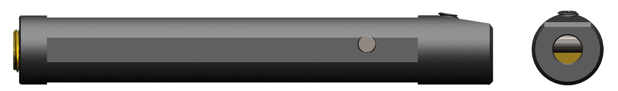 Micro 100 QTSPL-187-1000 | 0.188" (3/16) Bore DIA x 1.000" (1) Shank DIA x 5.800" Overall Length - Holder Straight Long Length