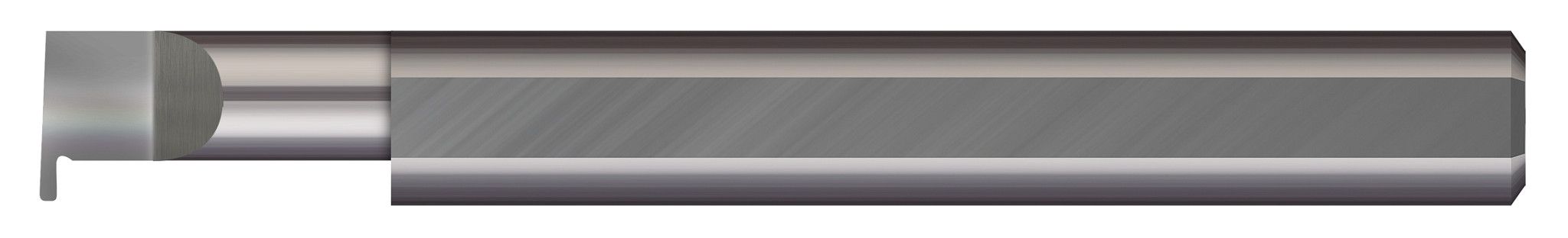 Micro 100 RRC3-038-500-312X | 0.3125" (5/16) Min Bore DIA x 0.500" Max Bore Depth x 0.0380" Tooth Width x 0.1000" Projection x 0.3125" (5/16) Shank DIA x 2.50" (2-1/2) Overall Length x 0.0030" Radius - Carbide Retaining Ring Grooving Right Ha