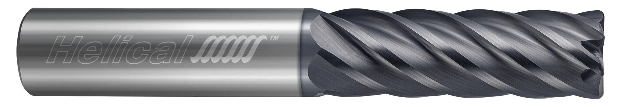 Helical Solutions 83925 | HVTI-012-60500-R.060 0.5000" (1/2) Diameter x 0.5000" (1/2) Shank x 0.0600" Corner Radius x 2.5000" (2-1/2) OAL x 0.6250" (5/8) LOC 6 Flute APLUS Coated Corner Radius End Mill