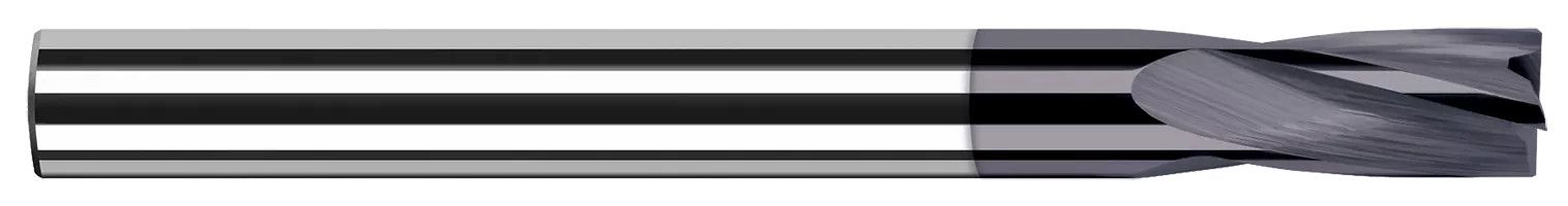 Harvey Tool 23350 | 0.0500" Cutter DIA x 0.1880" Flute Length Carbide Flat Bottom Counterbore, 4 Flutes