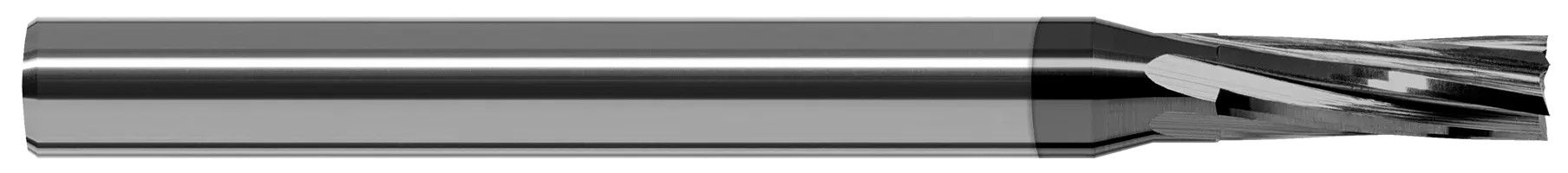 Harvey Tool 794816 | 0.2500" (1/4) Cutter DIA x 0.3750" (3/8) Length of Cut Carbide Square Chipbreaker Cutter, 8 Flutes