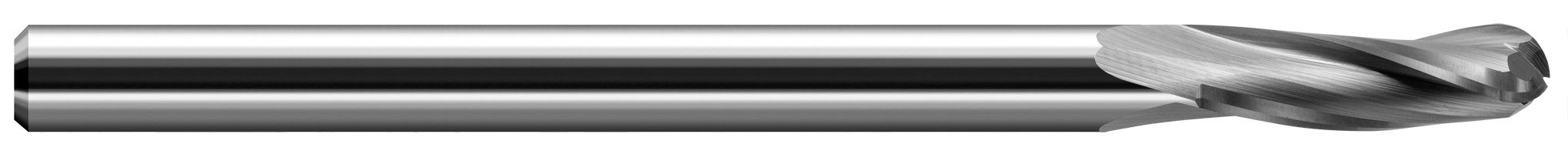 Harvey Tool 808793 | 0.0930" (3/32) Cutter DIA x 0.2790" Length of Cut Carbide Ball Upcut End Mill High Finisher for Plastic, 3 Flutes