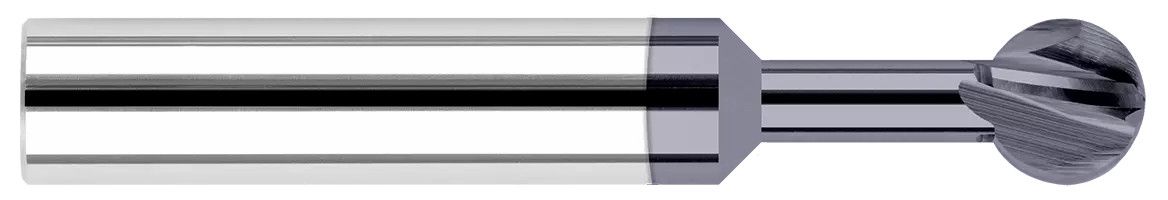 Harvey Tool 979240 | 0.6250" (5/8) Cutter DIA x 1.6250" (1-5/8) Neck Length x 300 Degree Carbide Undercutting End Mill, 4 Flutes