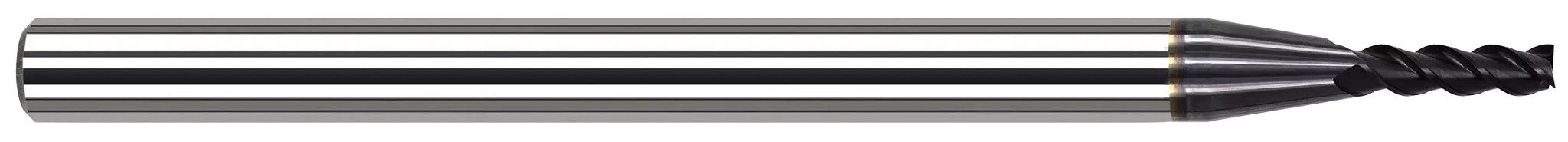 Harvey Tool 888050-C6 | 0.0500" Cutter DIA x 0.0400" Length of Cut Carbide Square End Mill for Exotic Alloys, 3 Flutes, AlTiN Nano Coated