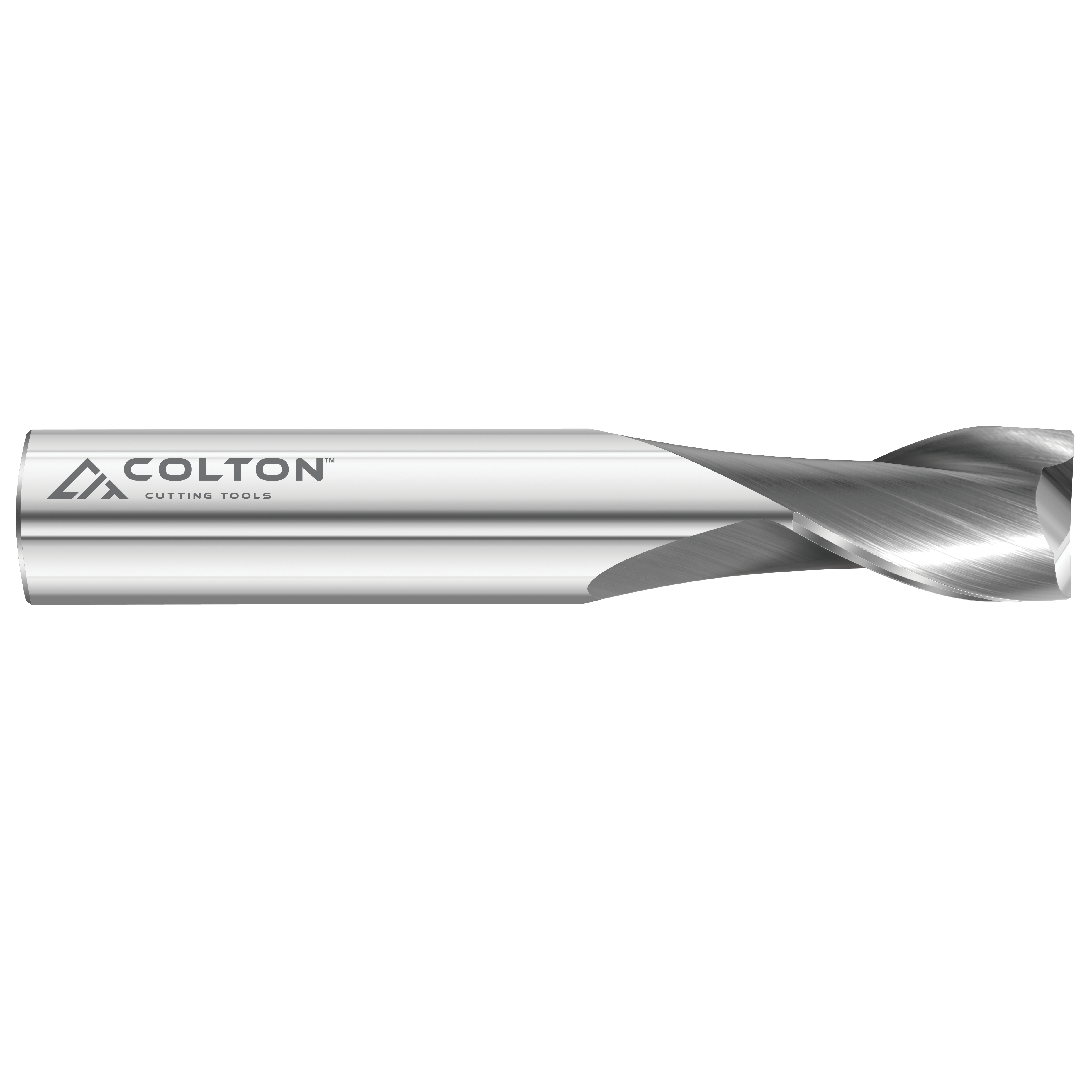 Colton Cutting Tools 61170 | Carbide End Mill 2 Flute Square End Stub 3/4" Diameter x 1" LOC x 4" OAL