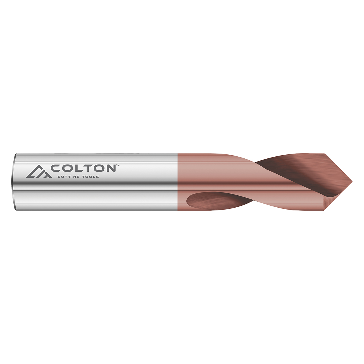 Colton Industrial Tools 61803 | 5/16" Drill Size x 1" LOC x 2-1/2" OAL x 90 Degree 2 Flute AlTiN Coated Right Hand Carbide Spotting Drill
