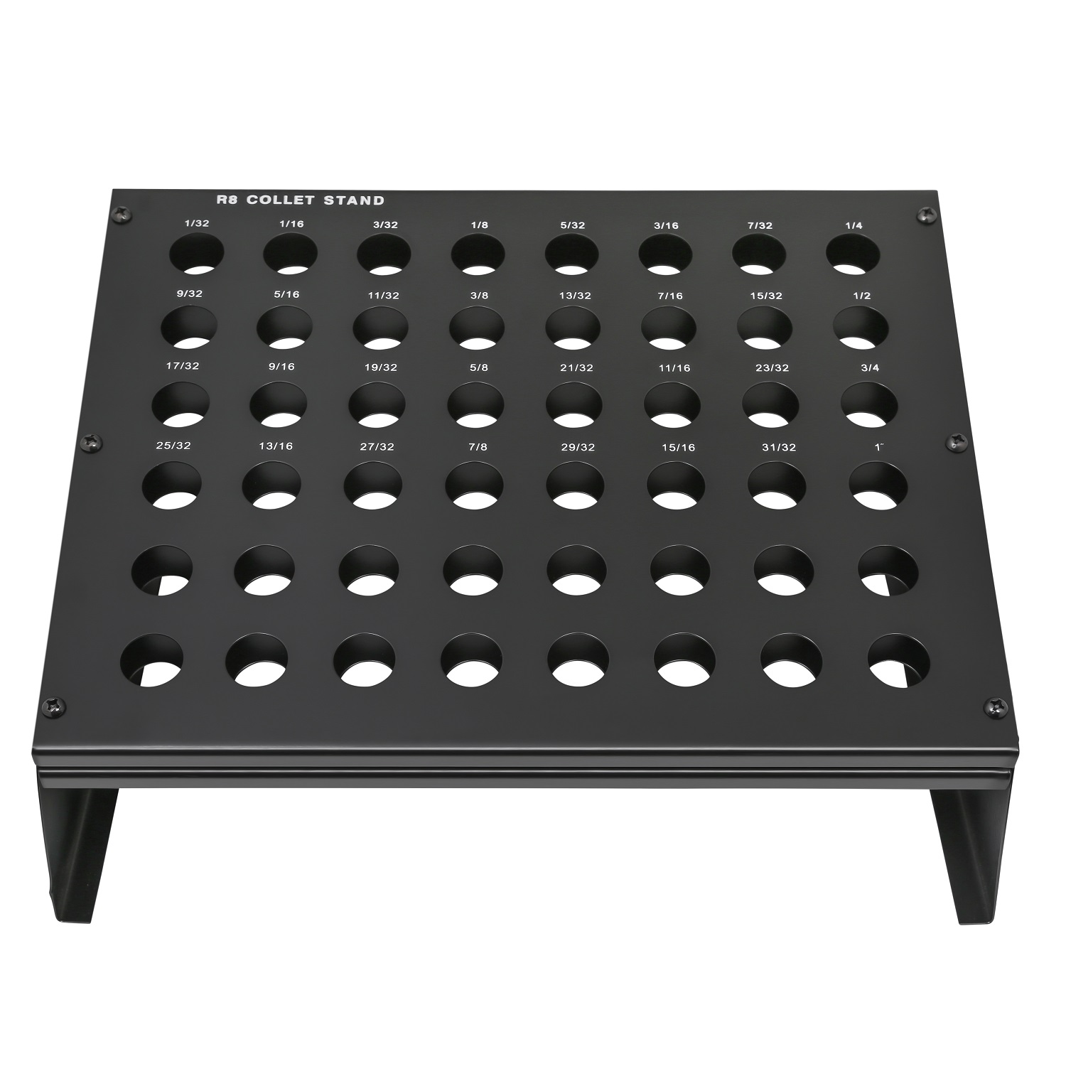 Colton Industrial 20123 | R8 Collet Rack With 48 Slots for Bridgeport High Precision